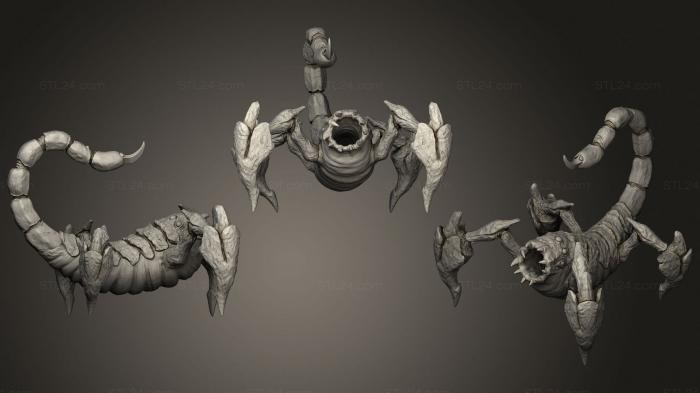 Figurines heroes, monsters and demons (Gorger, STKM_2581) 3D models for cnc
